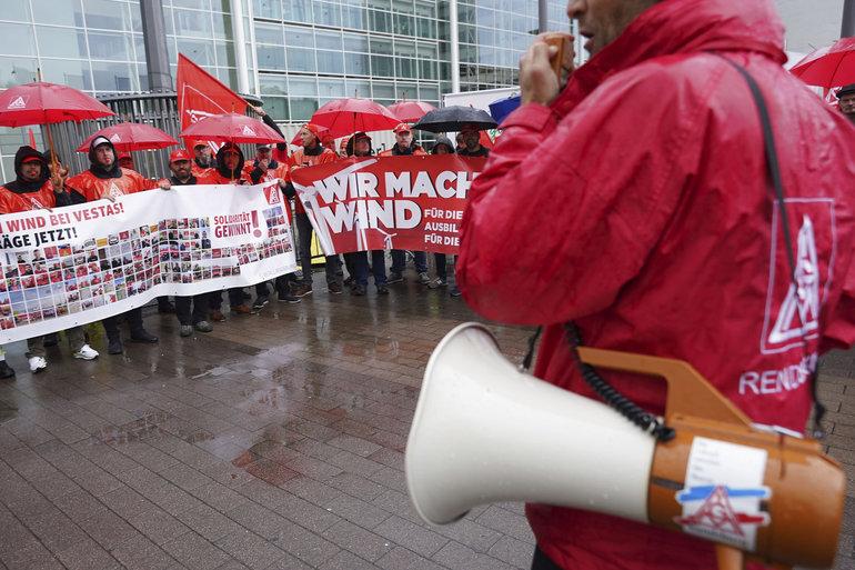 Tyske Vestas-ansatte strejker for bedre vilkår